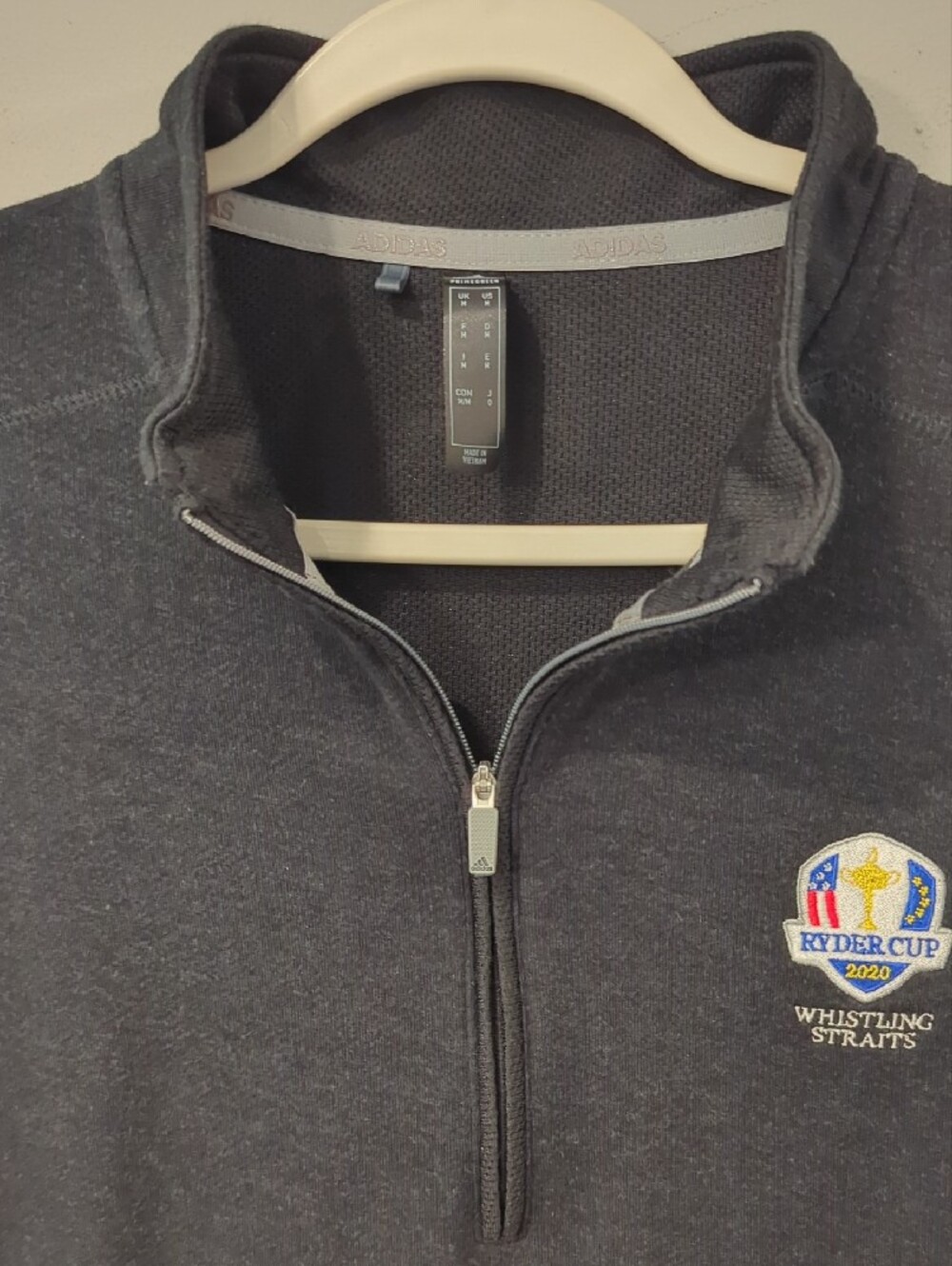adidas Golf Ryder Cup 2020‎ Whistling Straits 1/4 Zip Pullover size Medium image 4